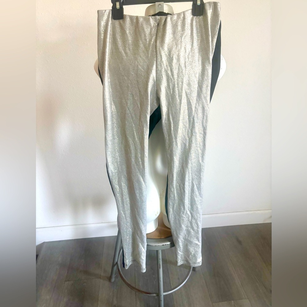 Diosa Silver Shimmer Leggings